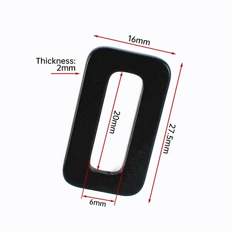 25/800Pcs Square O Ring Carabiner 20-50mm 304 Stainless Steel Buckles Bag Hanger Oval Rings Crochet Hook Webbing Tape Fastener