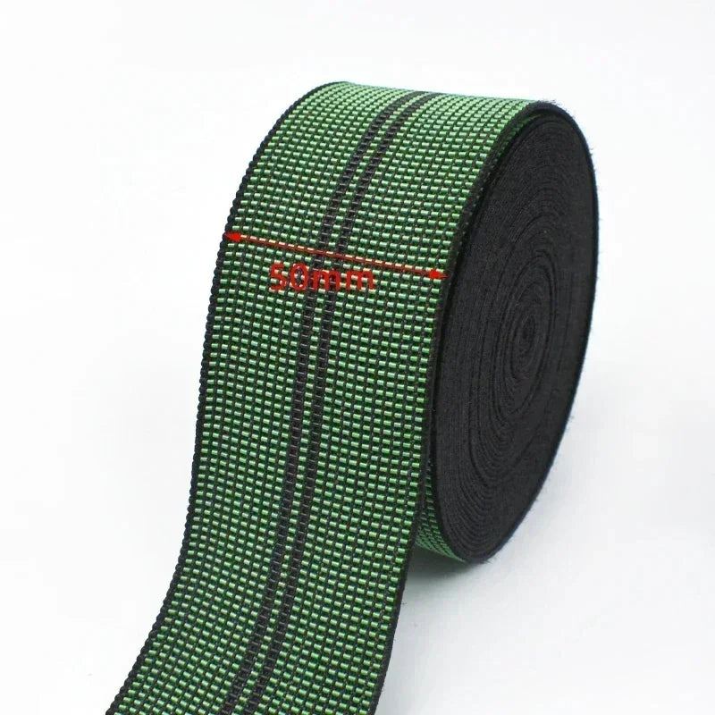 5/100M Elastic Latex Tape Rubber Bands for Furniture Sofa Strap Repair DIY Upholstery Modification Elasticity Belt Chair Material
