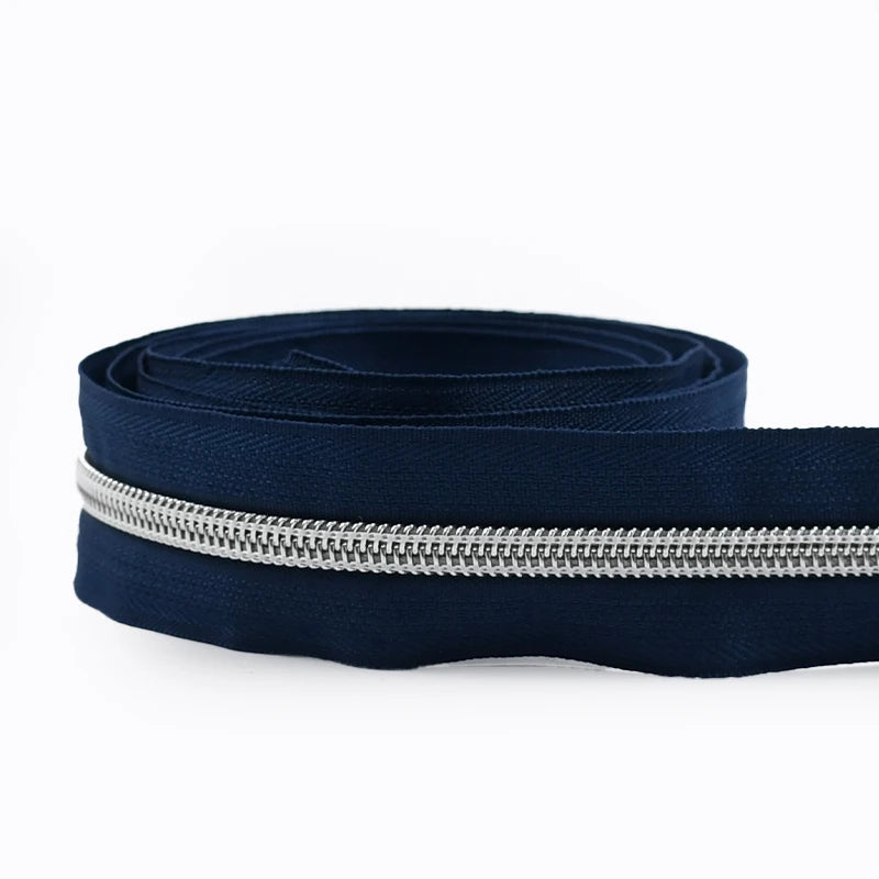 8/300M Sewing Zippers Tapes By The Meter Bag Shoes Nylon Coil Zipper Decorative Roll Bulk Zips Repair Kit DIY Accessories