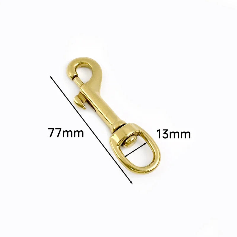 5/150Pcs Meetee 10-30mm Solid Brass Swivel Lobster Clasp Bag Strap Buckle Trigger Clip Snap Hook Dog Collar Keychain Accessories