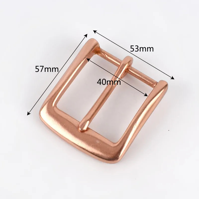Meetee 1/30pcs 40mm Copper Men's Belt Buckle Head DIY Leather Craft Jeans Trousers Casual Garment Decoration for 38-39mm Belts YK012