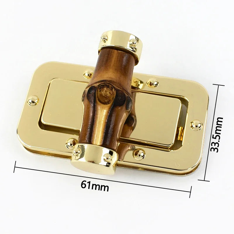 5/120Pcs Meetee Gold Metal Lock Clasp Turn Twist Locks Closure Snap Clip Buckles DIY Bag Purse Hardware Repair Accessories