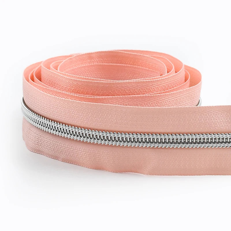 8/300M Sewing Zippers Tapes By The Meter Bag Shoes Nylon Coil Zipper Decorative Roll Bulk Zips Repair Kit DIY Accessories