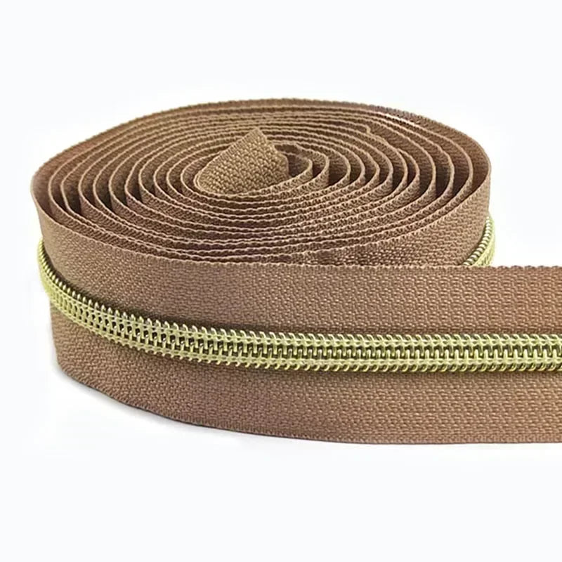 8/300M Sewing Zippers Tapes By The Meter Bag Shoes Nylon Coil Zipper Decorative Roll Bulk Zips Repair Kit DIY Accessories