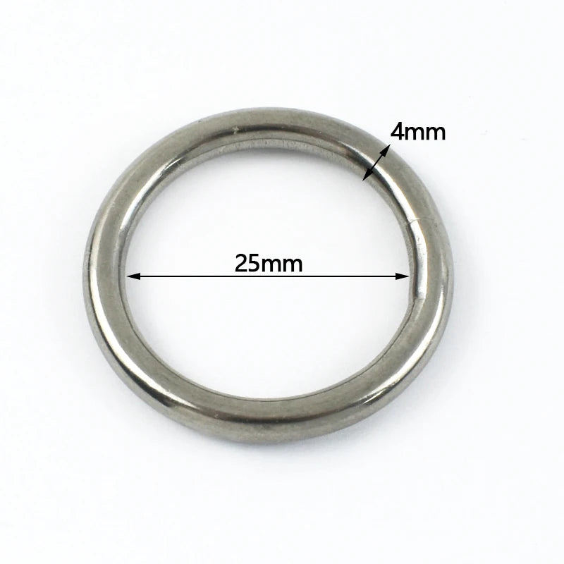 20/50Pcs 3x15-4x50mm Stainless Steel O Ring Buckle Openable Spring Hook for Pet Leash Keychain Bag Hardware Connector DIY Accessory