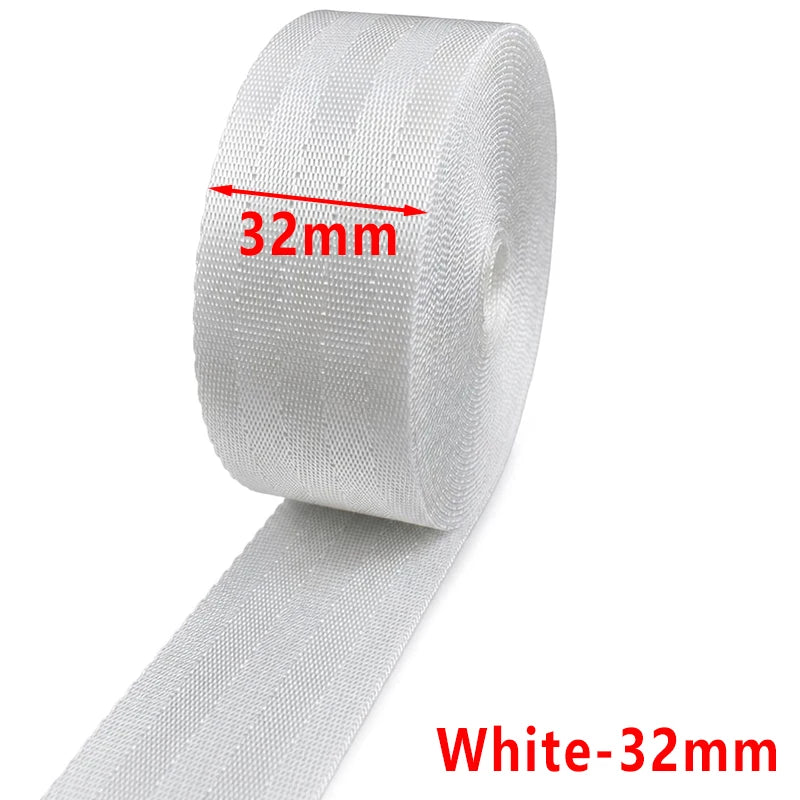 5/150Meters 1mm 20-50mm Nylon Webbing Tape for Bag Strap Backpack Ribbon Band Luggage Binding Safety Belt Sewing Bias Accessories