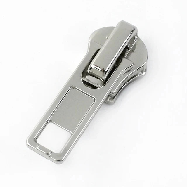 30/500pcs Meetee Zipper Slider for 5# Sewing Metal Zippers DIY Zips Head Bag Pocket Wallet Repair Kits Replacement Tailor Tools