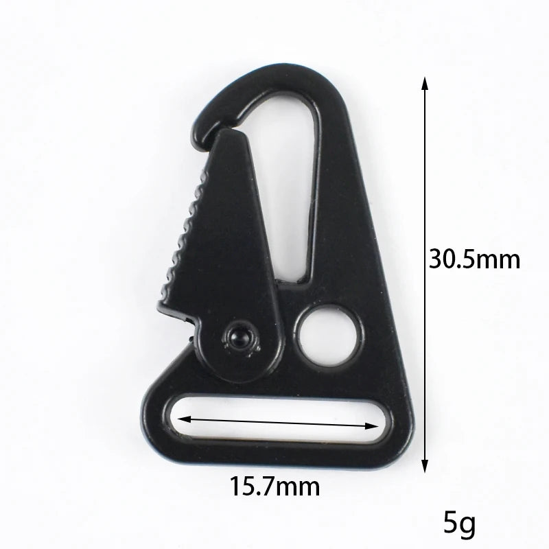 25/800Pcs Metal Buckle Carabiner Clip Webbing Backpack Strap Trigger Snap Hook Belt Outdoor Keychain Hanging Climbing Tool