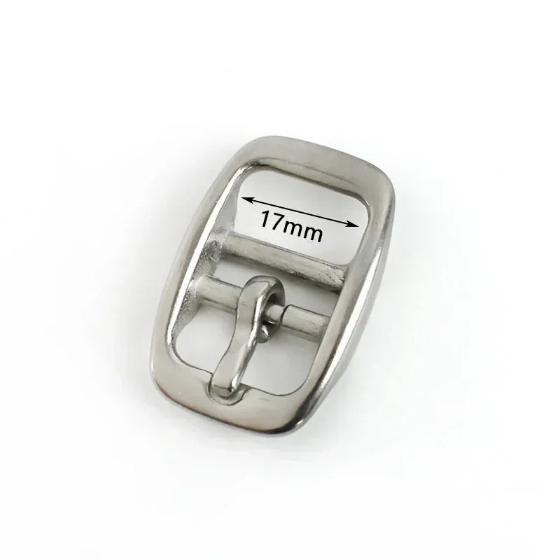 3/100Pcs Stainless Steel Solid Brass Belt Buckle Metal Pin Buckles Bags Strap Adjust Slider Clasp DIY Leather Craft Accessories