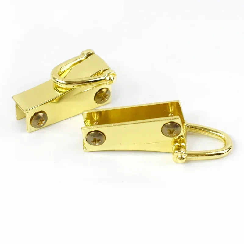 8/200pairs Meetee 20/30mm Bag Metal Ear Shoulder Strap Hang Buckles Side Clamp Hook DIY D Ring Sides Clip Luggage Accessories