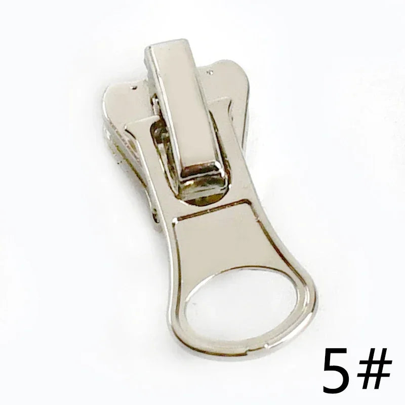 30/1000Pcs 3# 5# 8# 10# Zipper Sliders for Resin Zippers Backpack Bag Zip Puller Head Zips Repair Kit Sewing Clothing Accessories