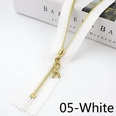 Meetee 20pcs 15-30cm 3# Metal Zipper Closed End Black White Zippers DIY Bag Purse Wallet Shoes Garment Zip Sewing Accessory