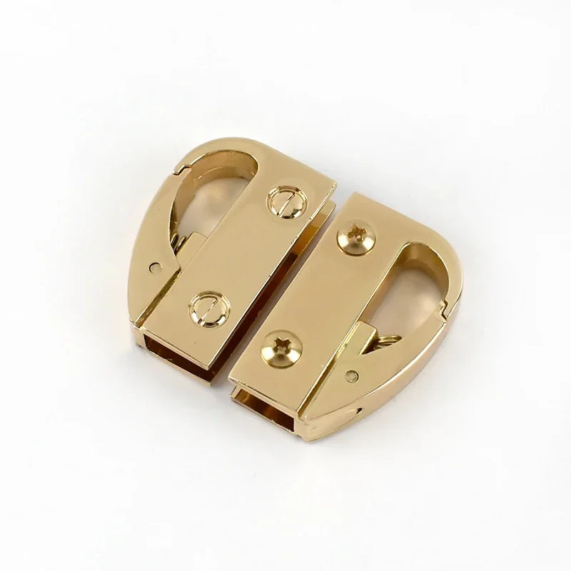 8/200Pcs Metal Bag Side Clip Buckles Handbag Hanger Carbiner Clasp Snap Hook Connector Bags Leather Craft Hardware Accessories