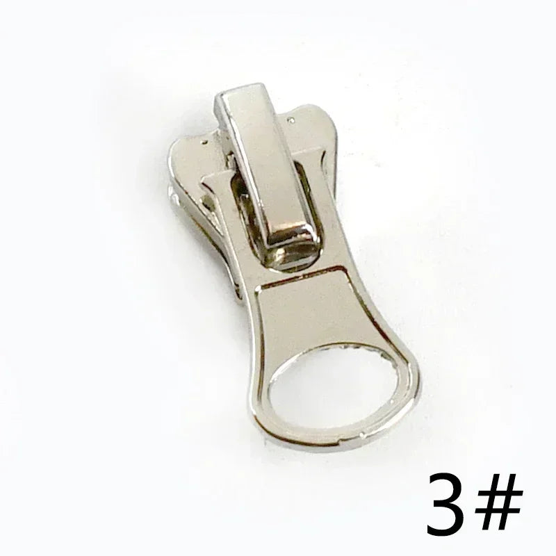 30/1000Pcs 3# 5# 8# 10# 15# Zipper Sliders for Resin Zippers Bag Jacket Coat Zips Head Puller Repair Kit DIY Sewing Accessories