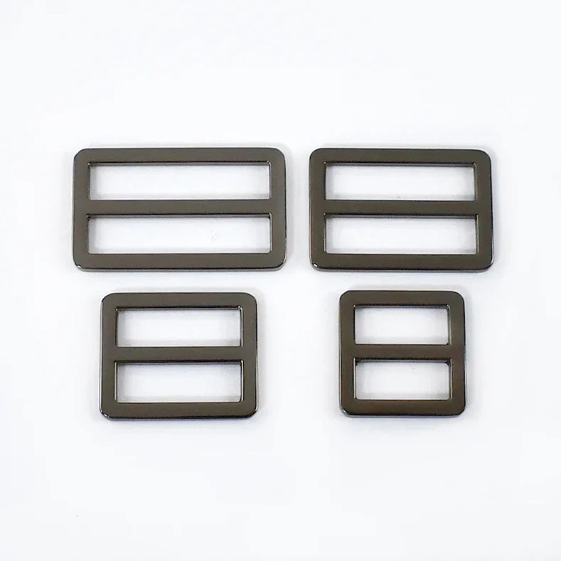 15/500Pcs 20-50mm Metal Ring Buckle Bag Strap Tri Glide Slider Adjuster Webbing Backpack Belt Clasp Hook DIY Hardware Accessories