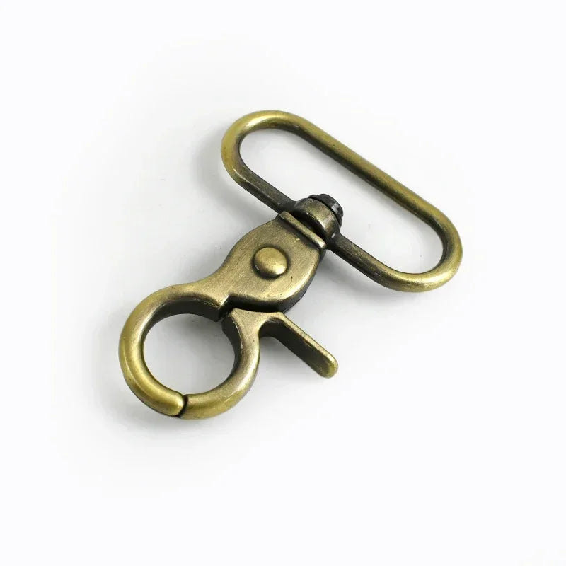 15/400Pcs 13-38mm Metal Buckles Swivel Lobster Clasp D Rings Tri Glide Slider Pin Buckle for Bags Strap DIY Hardware Accessories