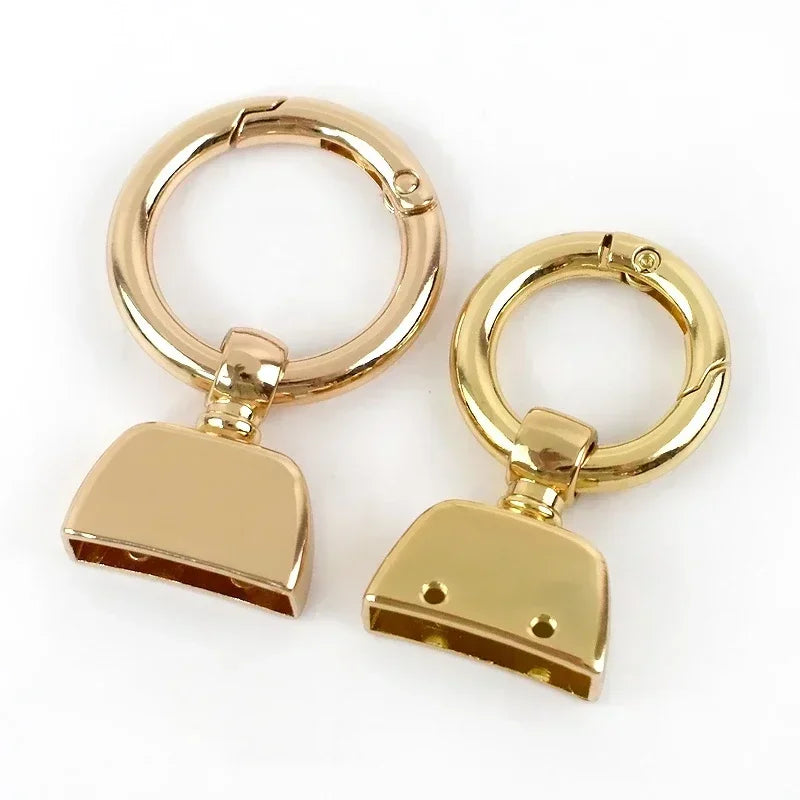5/150Pcs 20/25mm Metal Ring Buckles Spring Clip Clasp Keychain Decorative Connection Hook Buckle DIY Handbag Hardware Accessories