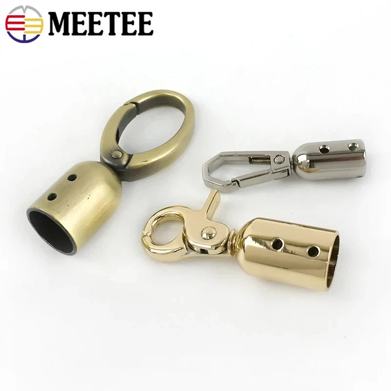 8/300Pcs Metal Buckles Bag Tassel Cap Clasp Lobster Clasps Handbag Handle Strap End Tip Caps Connector Snap Hook Accessories