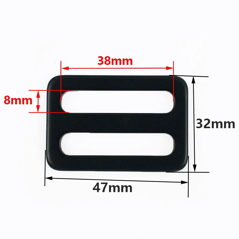 20/600Pcs 16-38mm Stainless Steel Bag Adjuster Buckle Webbing Strap Tri-Glide Slider Clasp Luggage Side Clip Hanger Hook Supplies