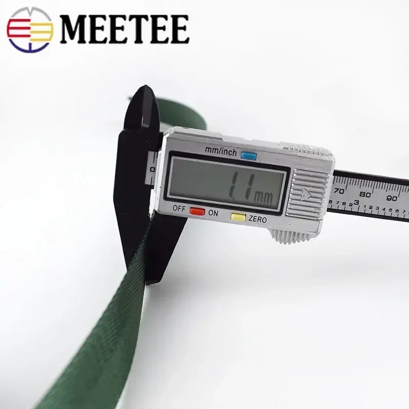8/200Meters 20-50mm Nylon Webbing Tapes Herringbone Ribbon DIY Dog Collar Bag Knapsack Band Safety Strap Belt Sewing Accessories