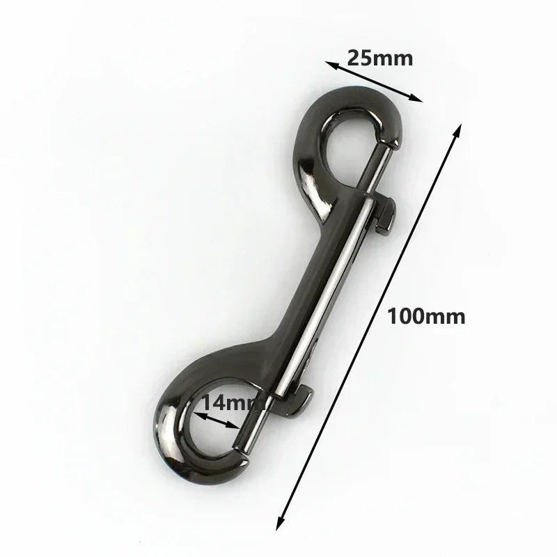 2/60Pcs Doubler Ring Snap Hook Buckle Bag Strap Carabiner Connector Hooks Dog Collar Trigger Clip Hanger Lobster Clasp Accessories