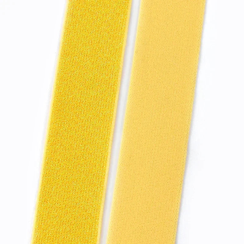 8/300M 25/30/40/50mm Nylon Elastic Bands for Sewing Rubber Band Colored Glitter Nylon Elasticity Webbing Decoration Spandex Belt
