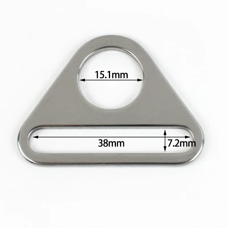 20/600Pcs 16-38mm Stainless Steel Bag Adjuster Buckle Webbing Strap Tri-Glide Slider Clasp Luggage Side Clip Hanger Hook Supplies