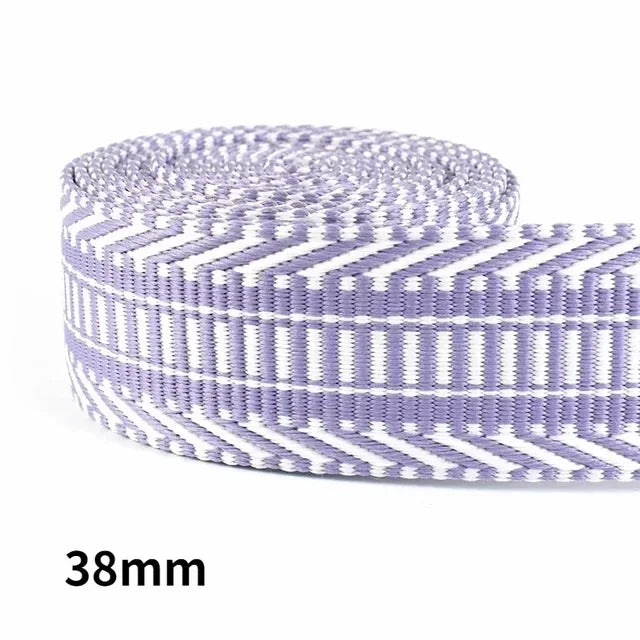 3/100Meters 38/50mm Polyester Jacquard Webbing Tapes Thick Ribbon Bag Strap Belt for DIY Clothes Bias Binding Sewing Accessories