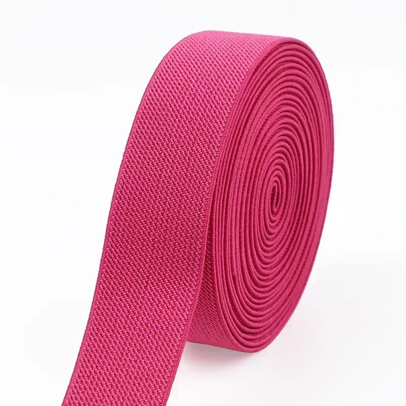5/150Meters 10-50mm Elastic Bands for Trousers Waist Rubber Band Stretch Webbing Tapes Belt DIY Underwear Clothes Sewing Accessory