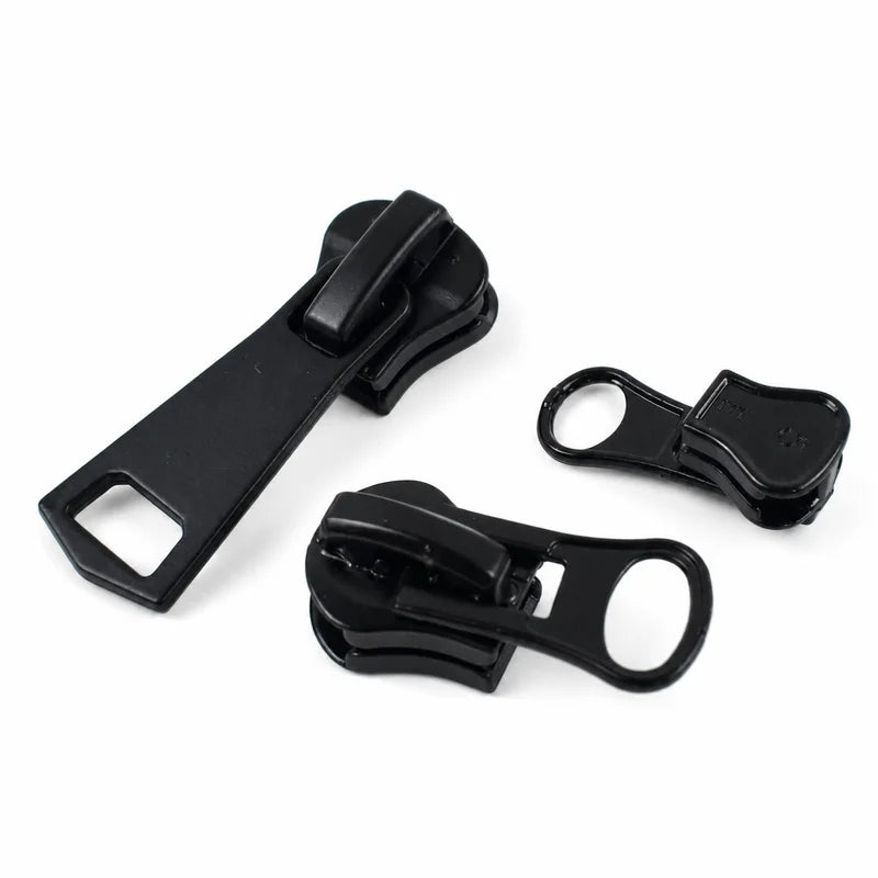 30/700Pcs Meetee 3# 5# 8# 10# 15# Resin Zipper Slider for Sewing Bag Pants Zippers Head Clothing Closure Zip Puller Repaire Kits