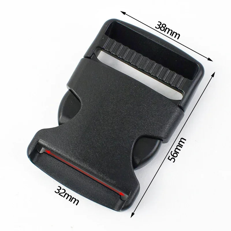 50/100Pcs 20-50mm Plastic Side Release Buckles Quick Adjusting Clips for Backpack Straps Dog Collars Webbing Belts Luggage Repair