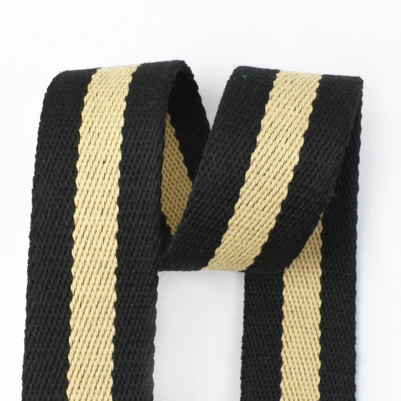 2/50Meters 38mm 2.5mm Thick Polyester Cotton Webbing DIY Sewing Jacquard Webbings Ribbons Clothes Bag Straps Hats Tapes