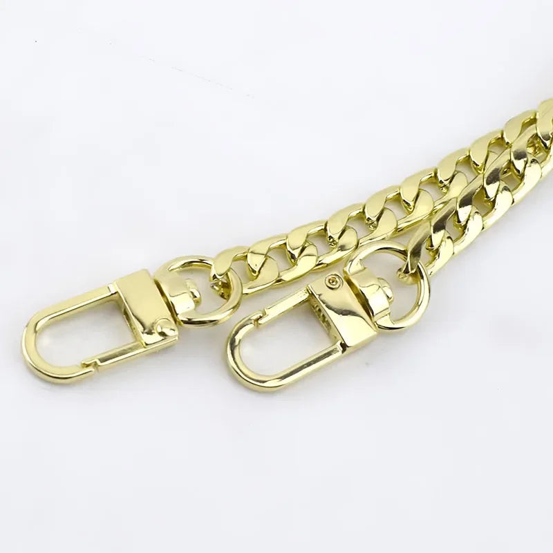 2/50Pcs Meetee 10mm Bag Chain Clasp Buckles DIY Replacement Shoulder Bags Straps Metal Chains Belt Accessories Hardware BF305