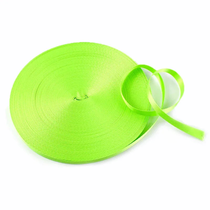 20/650Meters 10/12/15/20mm Nylon Webbing Tape 0.5mm Thick Lanyard Making Craft Decoration Ribbon Strap DIY Sewing Accessories