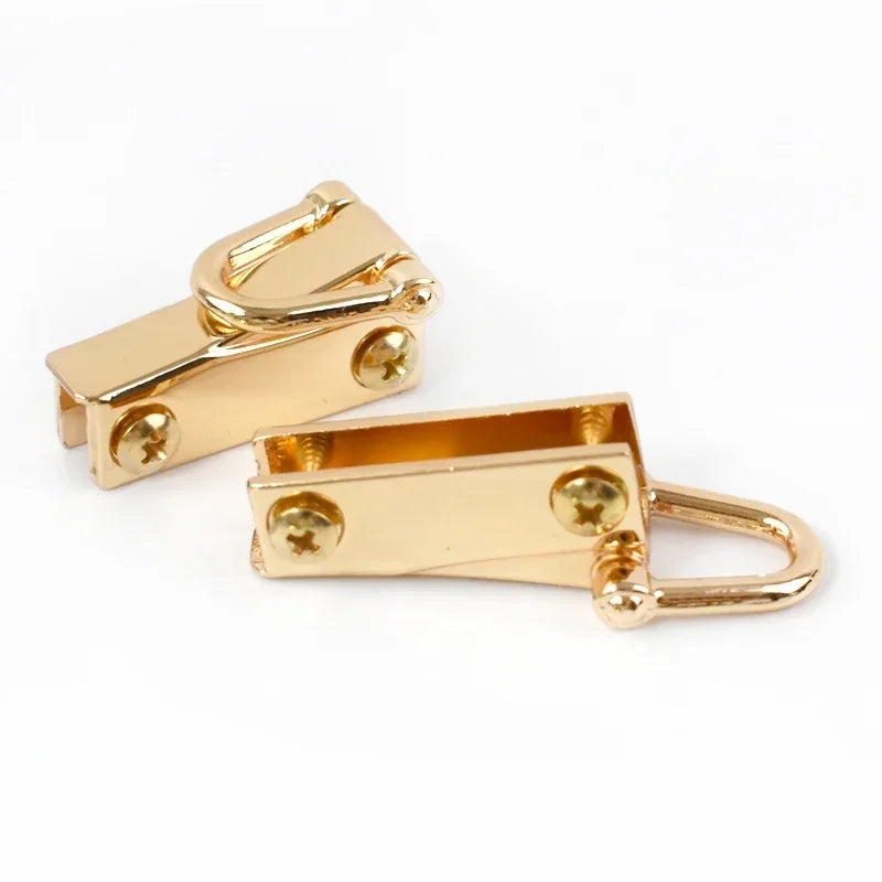 8/200pairs Meetee 20/30mm Bag Metal Ear Shoulder Strap Hang Buckles Side Clamp Hook DIY D Ring Sides Clip Luggage Accessories