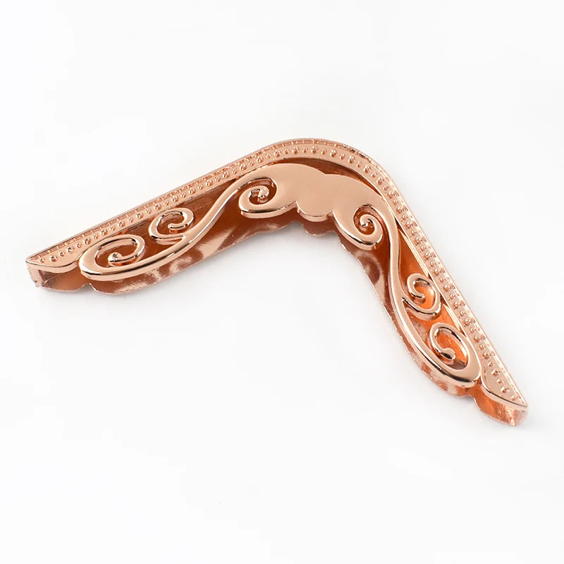 8/300Pcs Flower Hollow Metal Corner Decorative Buckle Purse Edge Protectors Clip Buckles Book Cover Corners Clasp DIY Hardware