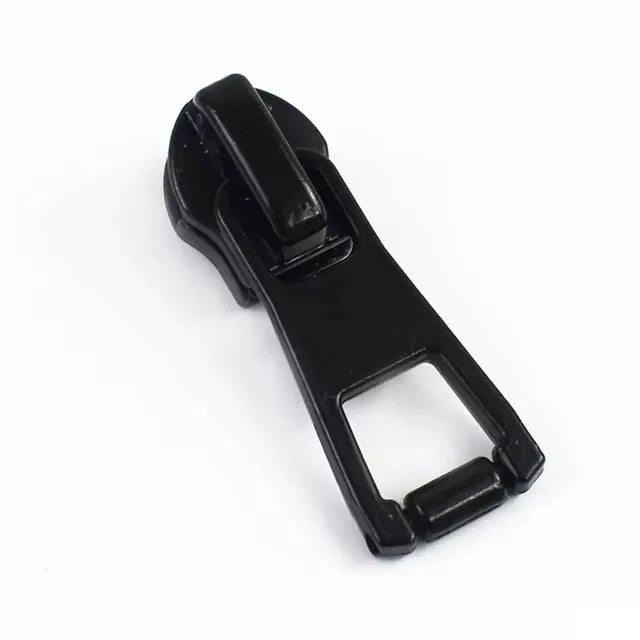30/500Pcs Nylon Zip Slider Puller Reversed Zipper Head for Invisible Waterproof Zippers Luggage Coat DIY Sewing Accessories