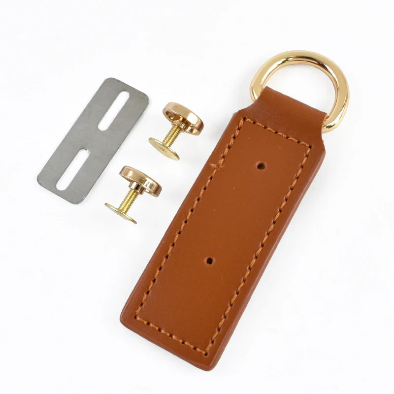 5/150Sets 2.5*9cm Handmade PU Leather Bag Clip Clasp with Screw Backpack Purse Metal D Buckles DIY Replacement Bags Accessories