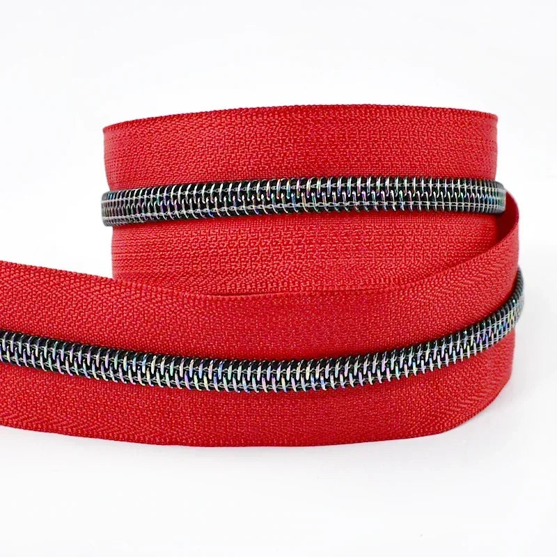 3/120Meters 5# Colorful Nylon Zipper Tapes for Jacket Purse Plastic Coil Zippers Luggage Bag Zip DIY Garment Sewing Accessories