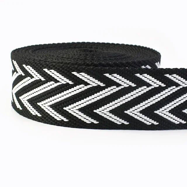 3/100Meters 38mm Thicken Polyester Jacquard Webbing Tape Luggage Decorative Belt Ribbon DIY Bags Shoulder Strap Sewing Accessories