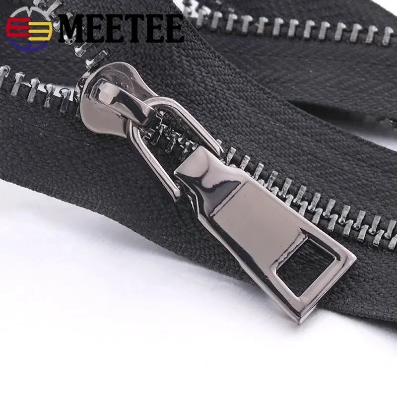 15/500Pcs 3# 5# Zipper Sliders for Metal Zippers Repair Kit Jackets Zips Head DIY Luggage Bags Clothing Sewing Accessories