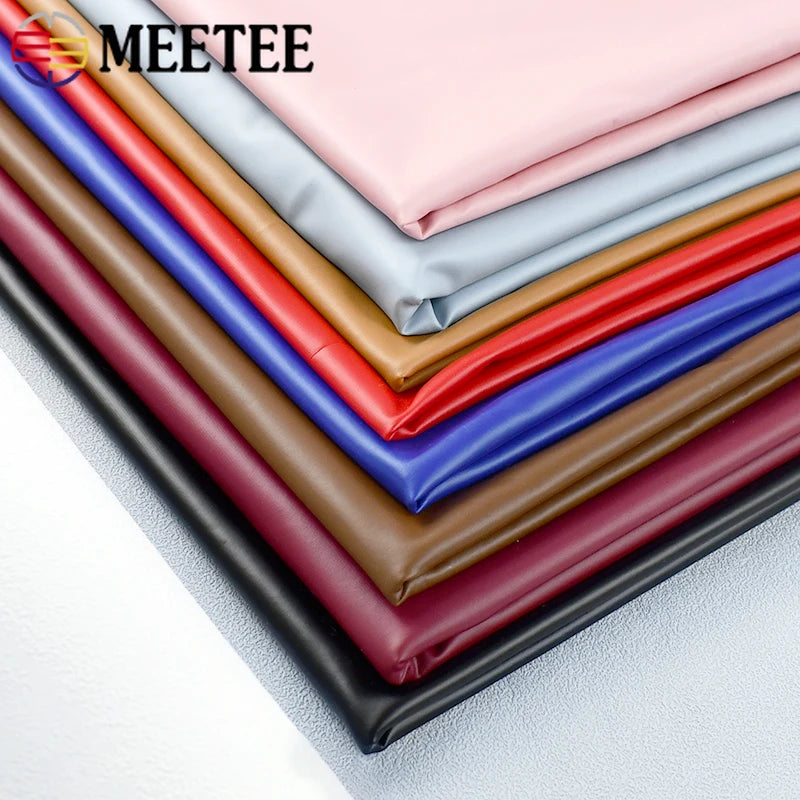 100/1500*145cm Matte Faux Leather Fabric PU Elastic Soft Fabrics Skinny Pants Clothes Skirt Dress DIY Sewing Design Stretch Material