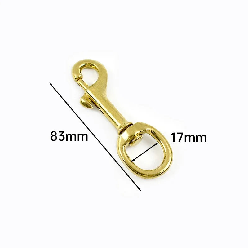 5/150Pcs Meetee 10-30mm Solid Brass Swivel Lobster Clasp Bag Strap Buckle Trigger Clip Snap Hook Dog Collar Keychain Accessories