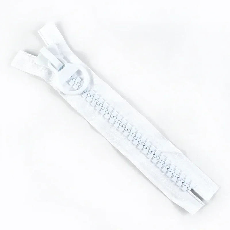5/120Pcs Meetee 25cm 20# Extra Large Resin Zipper No Endless Lock Pocket Zippers for Wallet Pencil Bags Zip Sewing DIY Accessories