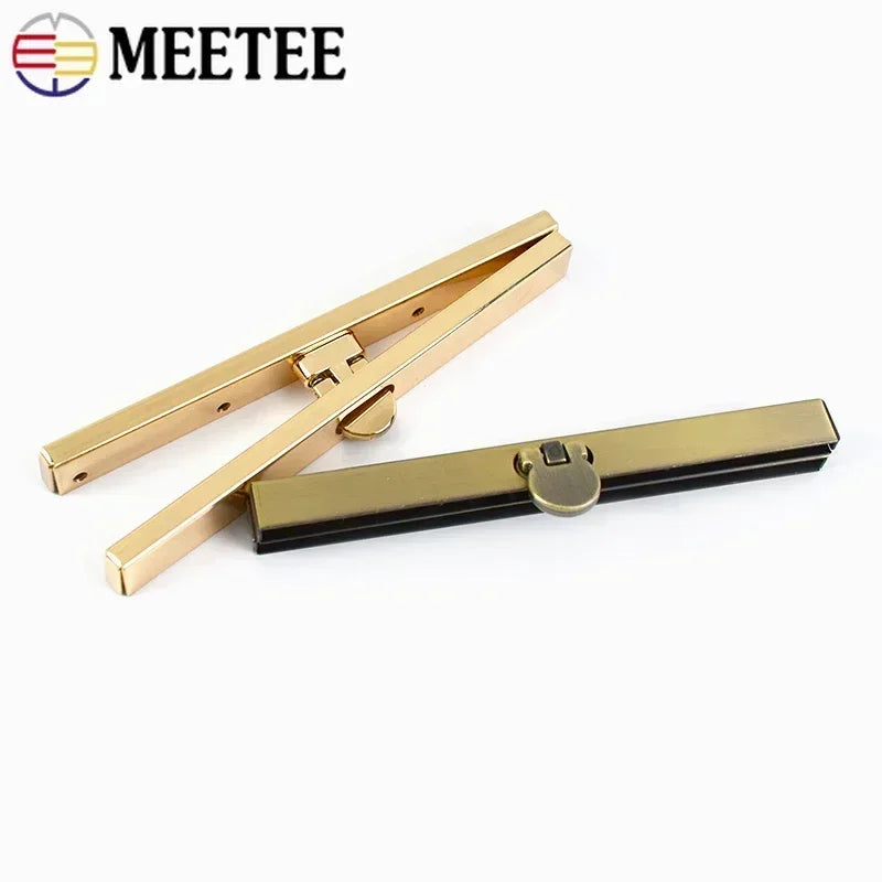2/80Pcs Meetee 11.5/19cm Purse Frame Handle Metal Clasps for Wallet Making Women Clutch Kiss Clasp Lock DIY Bags Accessories