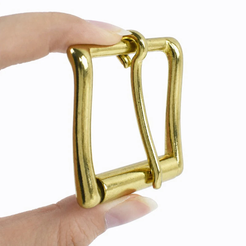 3/100Pcs 13-38mm Stainless Steel Brass Belt Roller Buckle Single Pin Heel Bar Buckles Leather Craft Bag Strap Webbing Hardware