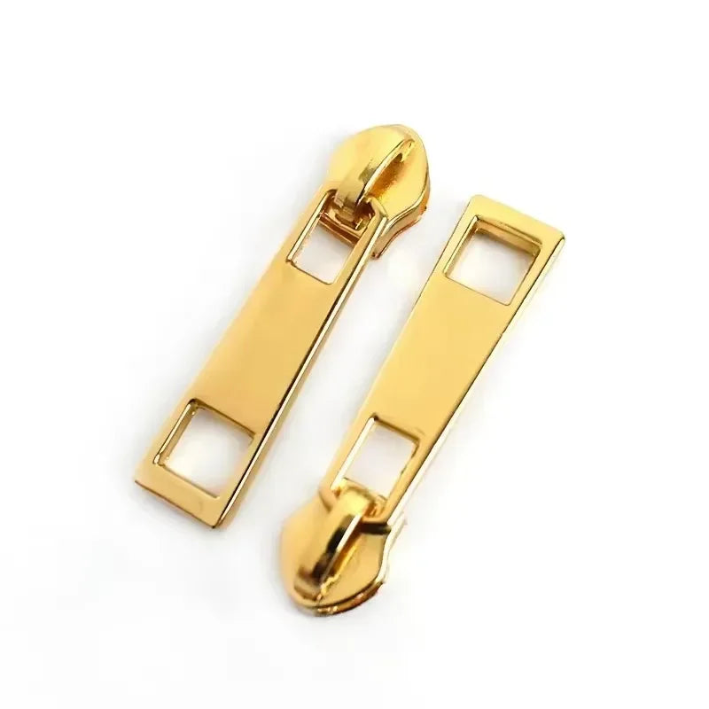 20/600Pcs Meetee Zipper Slider for 5# Nylon Zippers Tapes Backpack Jacket Zip Puller Head Repair Kit DIY Sewing Accessories
