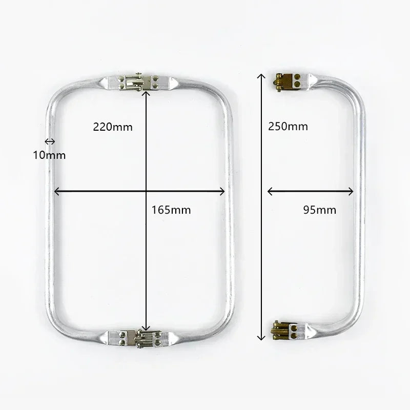 3/100Pcs Metal Kiss Clasp Purse Frame Aluminium Tube Bag Handle Wallet Frames Buckle DIY Clutch Handbag Parts Hardware Accessories