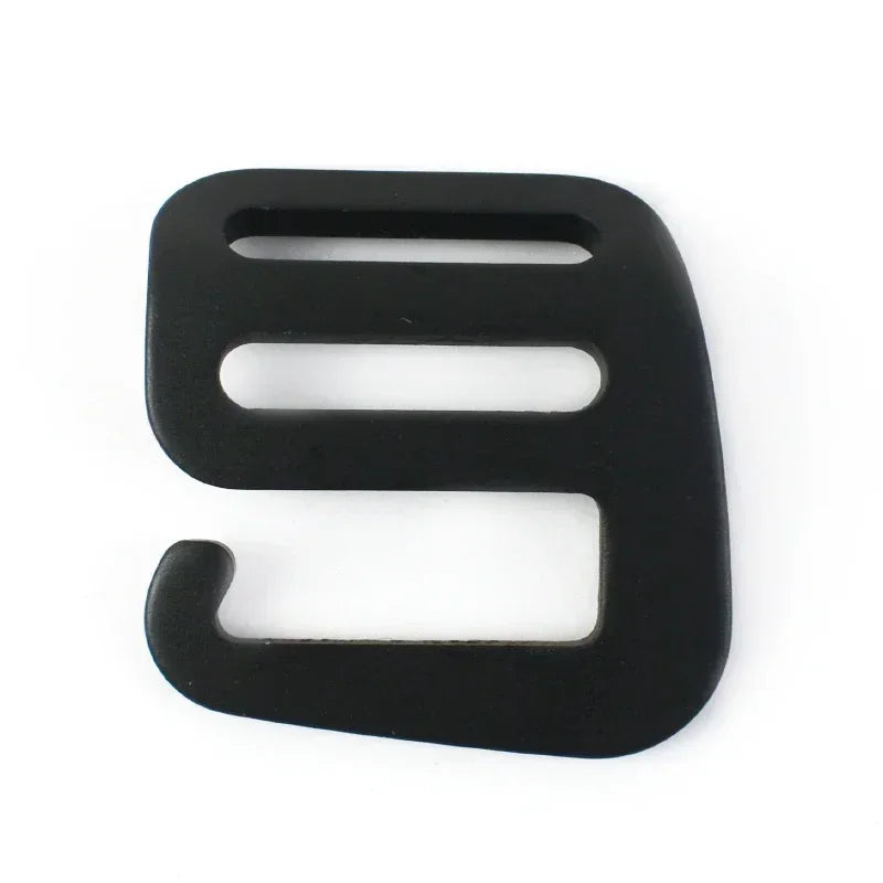 15/400Pcs 20/25mm Aluminum Metal G Hook Buckles for Bag Strap Tri-Glide Clasp Backpack Belt Adjust Buckle DIY Hardware Accessory
