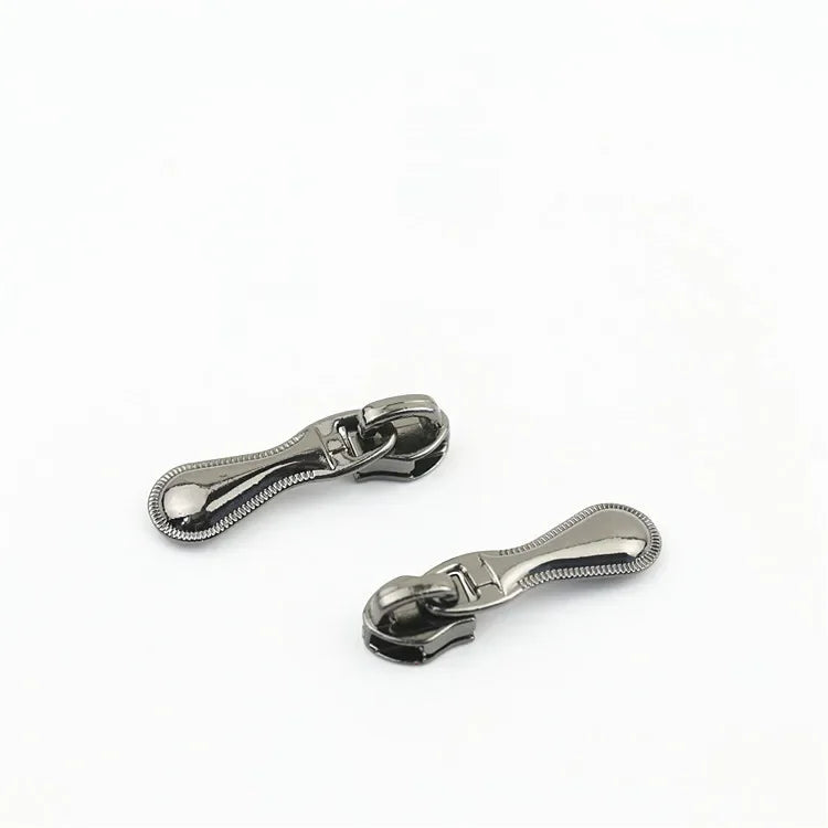 3/1000pcs Meetee 3# 5# Metal Zipper Sliders for Nylon Zippers Bag Garment Zip Head Pulls Repair Kits DIY Sewing Hardware Accessories